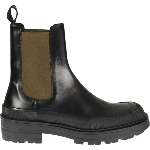 Leather Boots for Men , female, Sizes: 10 UK, 9 UK, 7 UK, 8 UK - alexander mcqueen - Modalova