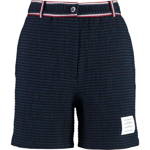 Gestrickte Shorts mit Taschen , Damen, Größe: 3XS - Thom Browne - Modalova