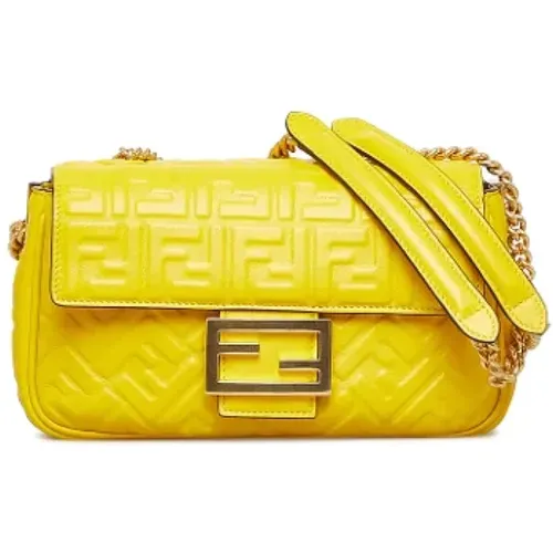 Pre-owned Leather fendi-bags , female, Sizes: ONE SIZE - Fendi Vintage - Modalova