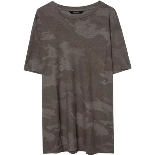 Tommy Camouflage T-Shirt , male, Sizes: L - Zadig & Voltaire - Modalova