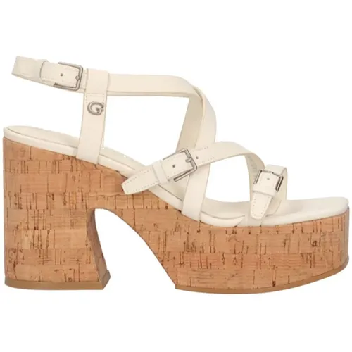 Ivory Sandalen für Damen , Damen, Größe: 37 EU - Guess - Modalova