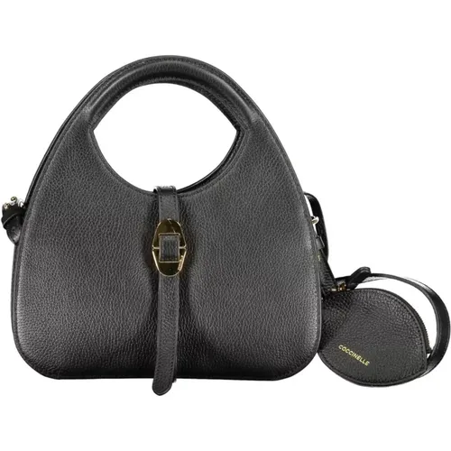 Elegant Leather Handbag with Two Compartments , female, Sizes: ONE SIZE - Coccinelle - Modalova