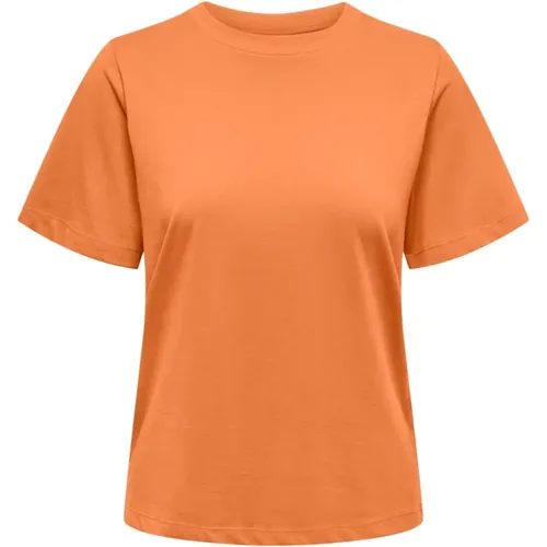 Pisa Kurzarm T-Shirt , Damen, Größe: L - Jacqueline de Yong - Modalova