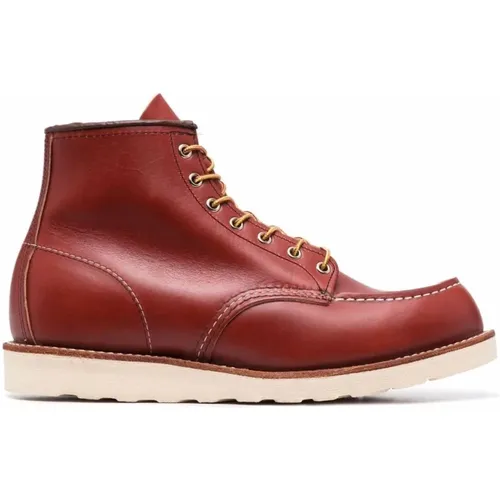 Wing Shoes , Flat Lace-Up Ankle Shoes , male, Sizes: 10 UK - Red Wing Shoes - Modalova