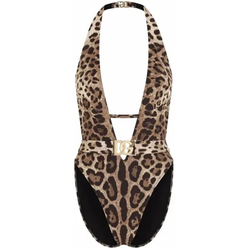 LEO NEW Leopardenmuster Einteiler - Dolce & Gabbana - Modalova