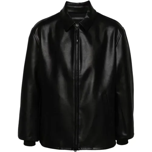 Faux Leather Coat , male, Sizes: M - Y-3 - Modalova