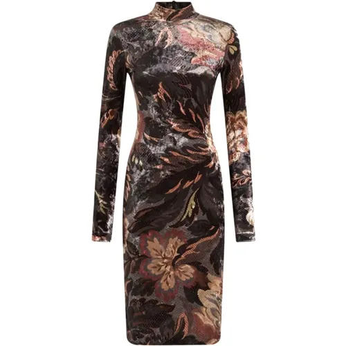 Blumiges Midi-Kleid Stretch-Design , Damen, Größe: M - ETRO - Modalova