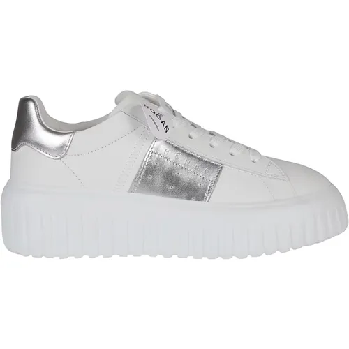 Gestreifte Sneakers , Damen, Größe: 39 EU - Hogan - Modalova