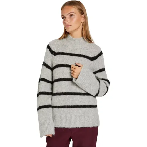 Gestreifter Strickpullover Kleidung , Damen, Größe: S - RUE de FEMME - Modalova