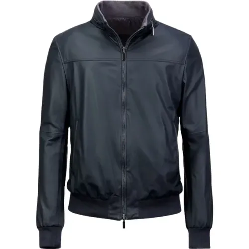 Leather Jackets , male, Sizes: M, 5XL, L - Gimo's - Modalova