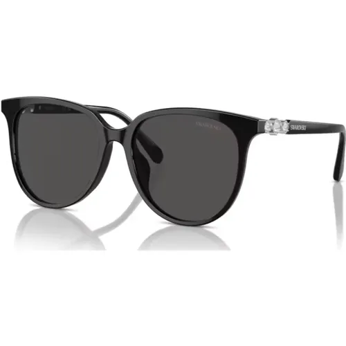 Dark Grey Sunglasses Sk6023D - Swarovski - Modalova