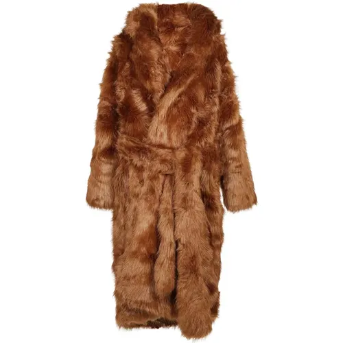 Luxurious Fur Coat for Winter Season , female, Sizes: M - Entire Studios - Modalova