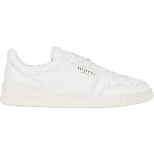 Nappa Leather Low Top Sneaker , male, Sizes: 7 1/2 UK, 10 UK, 8 UK, 7 UK, 8 1/2 UK, 9 1/2 UK, 9 UK, 6 UK, 11 UK - Valentino Garavani - Modalova