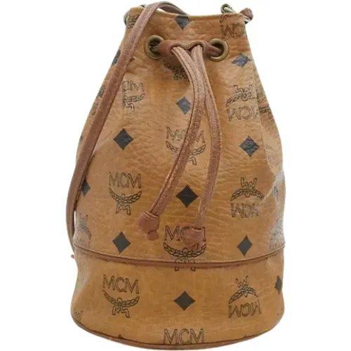 Pre-owned Canvas shoulder-bags , female, Sizes: ONE SIZE - MCM Pre-owned - Modalova