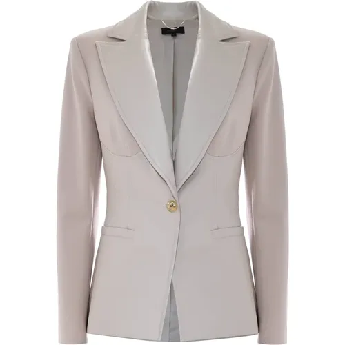 Schicke Fitted Jacket mit Paspeltaschen , Damen, Größe: M - Kocca - Modalova