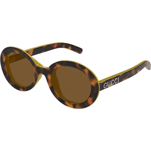 Stylische Sonnenbrille mit Farbcode , Damen, Größe: 53 MM - Gucci - Modalova