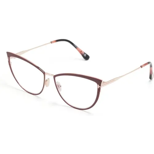 Rote Optische Brille, vielseitig und stilvoll - Tom Ford - Modalova