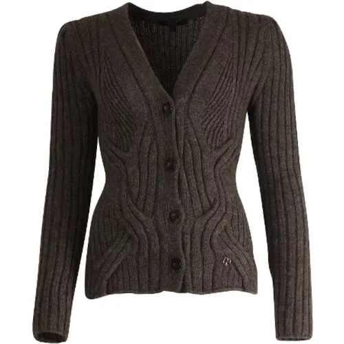 Pre-owned Wool outerwear , female, Sizes: L - Gucci Vintage - Modalova