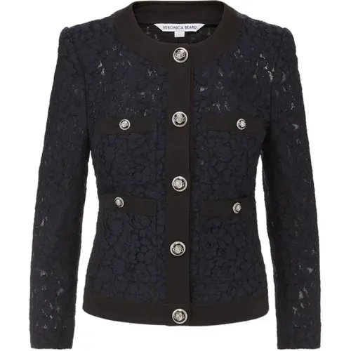 Cotton Corded Lace Jacket , female, Sizes: L - Veronica Beard - Modalova