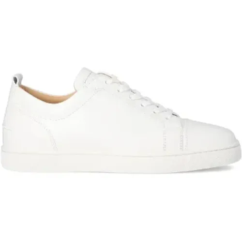 Pre-owned Leather sneakers , male, Sizes: 8 1/2 UK - Christian Louboutin Pre-owned - Modalova