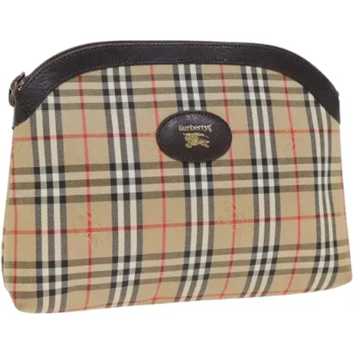 Pre-owned Canvas pouches , female, Sizes: ONE SIZE - Burberry Vintage - Modalova