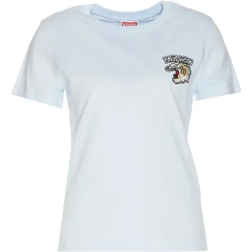 Premium Baumwoll T-Shirt , Damen, Größe: M - Kenzo - Modalova