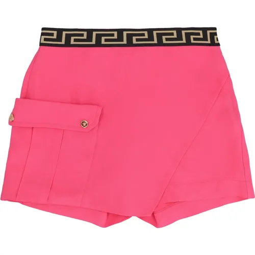 Verzierte Greca Shorts Versace - Versace - Modalova