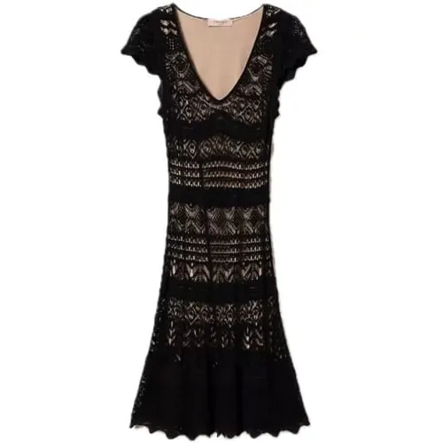 Lace Knit Dress Ss24 , female, Sizes: S - Twinset - Modalova