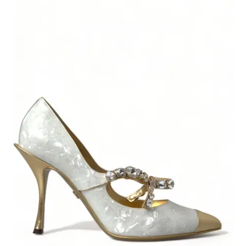 Kristallperle High Heel Pumps - Dolce & Gabbana - Modalova