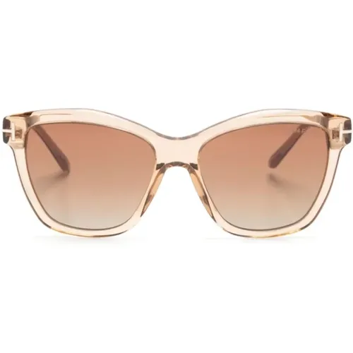 Havana Sungles, versatile and stylish , female, Sizes: 54 MM - Tom Ford - Modalova