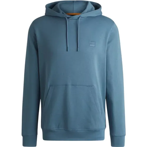 Orange Hoodie Wetalk Upgrade Casual Stil , Herren, Größe: 2XL - Hugo Boss - Modalova