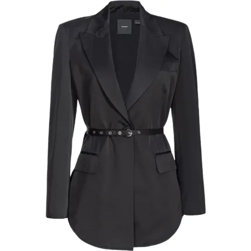 Schwarze Jacken für Frauen , Damen, Größe: 2XS - pinko - Modalova