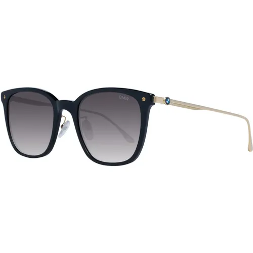 Schwarze quadratische Sonnenbrille mit Verlaufsgläsern , Herren, Größe: ONE Size - BMW - Modalova
