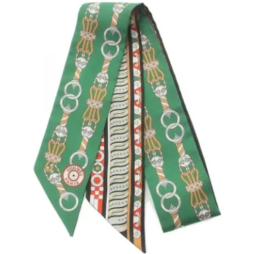 Pre-owned Silk scarves , female, Sizes: ONE SIZE - Hermès Vintage - Modalova