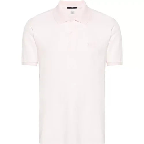 Klassisches Polo-Shirt , Herren, Größe: M - C.P. Company - Modalova