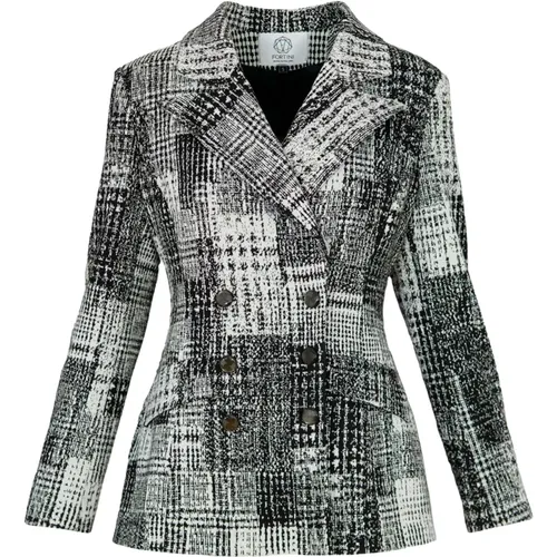 Grilled jacket , female, Sizes: S - Fortini - Modalova