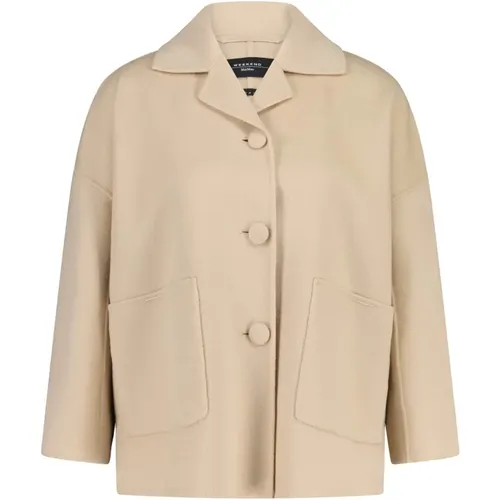 Elegant Wool Blend Oversized Jacket , female, Sizes: 2XS, S - Max Mara - Modalova