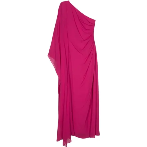 Fuchsia One Shoulder Dress , female, Sizes: M - Max Mara - Modalova