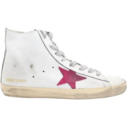 Weiße Fuchsia Stern Sneakers - Golden Goose - Modalova