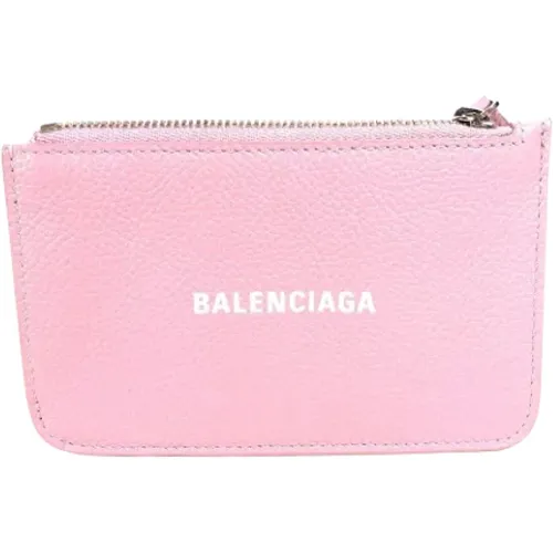 Pre-owned Leather wallets , female, Sizes: ONE SIZE - Balenciaga Vintage - Modalova