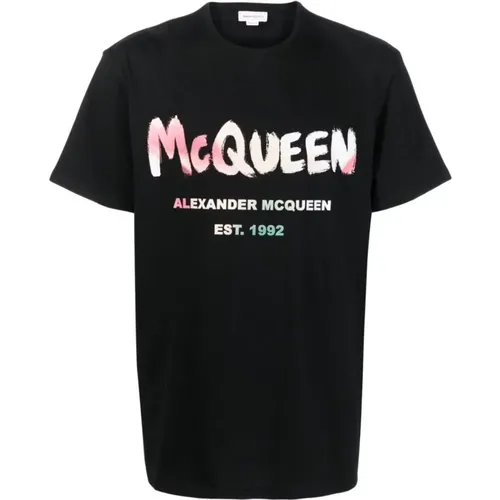 T-Shirts , Herren, Größe: S - alexander mcqueen - Modalova