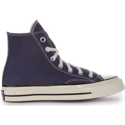 Chuck 70 High Textile Trainers Navy , male, Sizes: 2 1/2 UK, 5 1/2 UK, 2 UK, 7 UK, 10 UK, 7 1/2 UK, 8 UK, 11 UK, 4 UK, 3 1/2 UK, 10 1/2 UK, 5 UK, 3 UK - Converse - Modalova