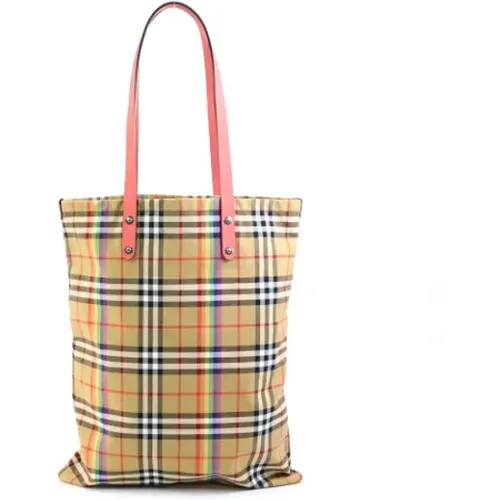 Pre-owned Stoff schultertasche , Damen, Größe: ONE Size - Burberry Vintage - Modalova