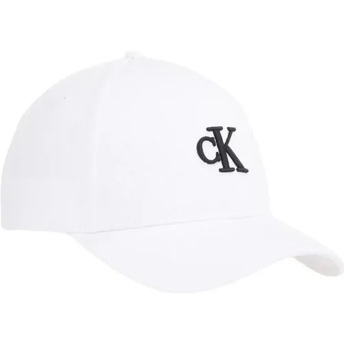 Summer Cotton Visor Hat , male, Sizes: ONE SIZE - Calvin Klein - Modalova