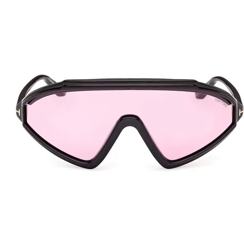 Classic Mask Style Sunglasses , unisex, Sizes: ONE SIZE - Tom Ford - Modalova