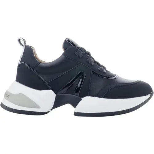 Moderne Schwarze Marmor Damen Sneaker , Damen, Größe: 38 EU - Alexander Smith - Modalova