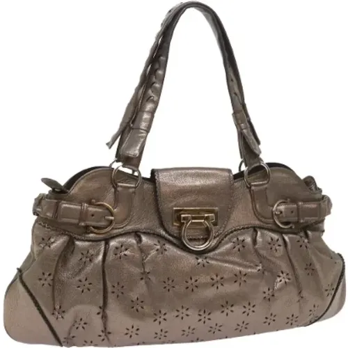 Pre-owned Leather handbags , female, Sizes: ONE SIZE - Salvatore Ferragamo Pre-owned - Modalova