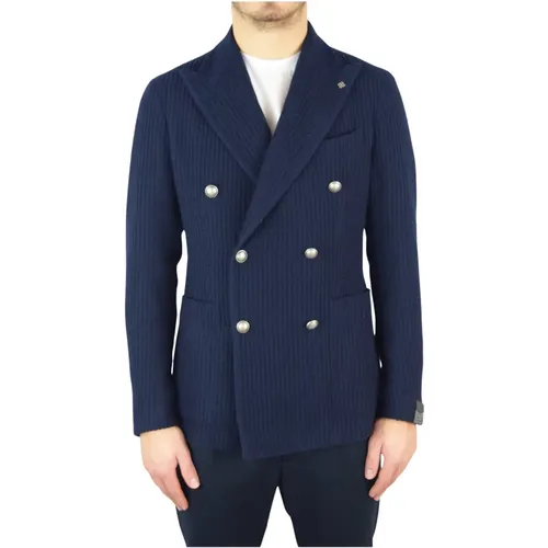 Erhöhe deinen Stil mit dieser Blazer Jacke , Herren, Größe: 2XL - Tagliatore - Modalova