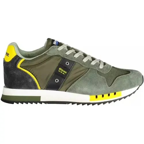 Lace-Up Sports Sneaker with Logo , male, Sizes: 10 UK - Blauer - Modalova