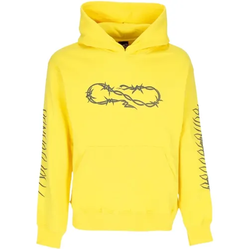 Gelber Wire Hoodie mit Schlangenstickerei , Herren, Größe: S - Propaganda - Modalova